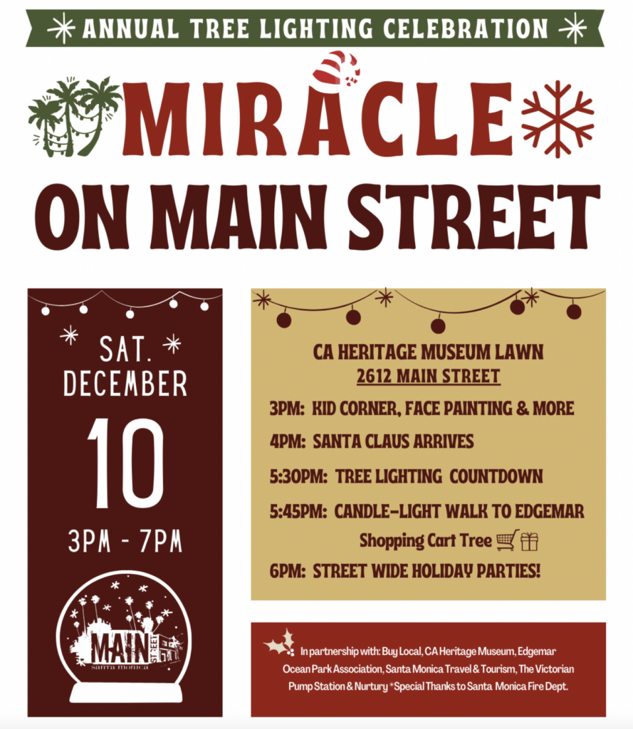 Miracle on Main Street Visit Santa Monica