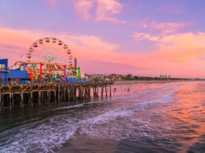 Celebrating the New Year in Santa Monica