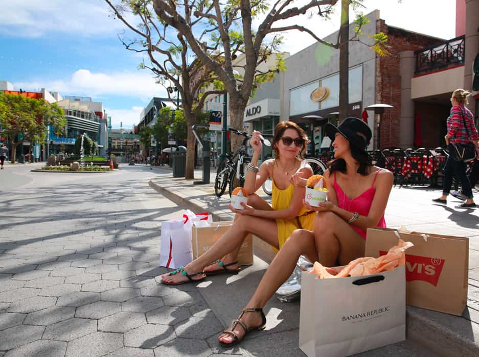 Santa Monica Place is one of the best places to shop in Los Angeles
